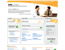 Tablet Screenshot of epmconnect.com